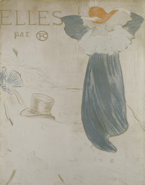 Frontispiece for 'Elles', 1896 (litho)