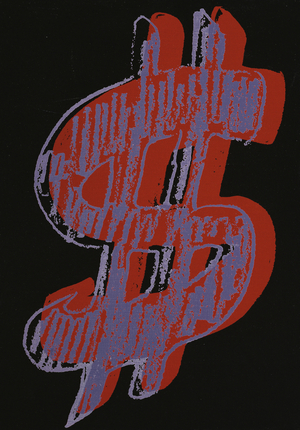 Dollar Sign, 1981 (synthetic polymer silkscreened on canvas)
