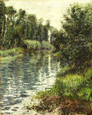 A Small Branch of the Seine, Argenteuil, 1888-90 (oil on canvas)