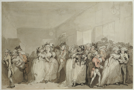 Box-Bobby Loungers, 1785 (pencil, pen & ink and watercolour on paper)