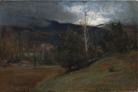 November in the Adirondacks, c.1885 (oil on canvas)