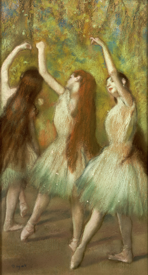Green Dancers, 1878 (pastel on paper)