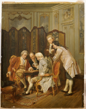 The Backgammon Players, 1866 (oil on panel)