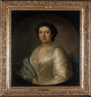 Portrait of the singer Susannah Maria Cibber, 1741 (oil on canvas)