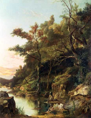 The Bathers, 1886 (oil on canvas)