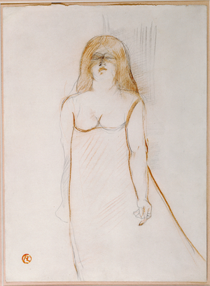 Mademoiselle Cocyte, 1900 (sanguine & pencil on paper)
