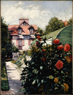 The Dahlias, Petit Gennevilliers Garden, 1893 (oil on canvas)