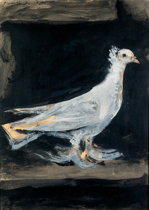 The Dove, 1942 (gouache, brush & pen and ink on paper)