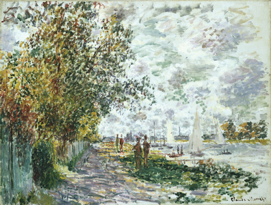La Berge du Petit-Gennevilliers, c.1875 (oil on canvas)