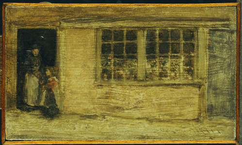 The Shop Window, c.1885-90 (oil on panel)