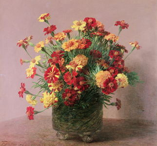 Oeillets d'Inde, 1893 (oil on canvas)