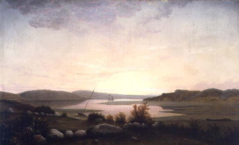 Creek near Gloucester, Massachusetts (oil on canvas)