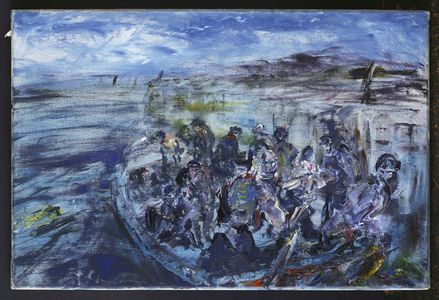 With the Ebb, 1949 (oil on canvas)