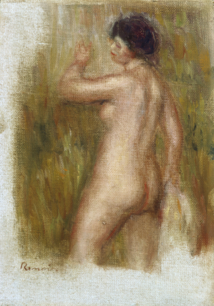 The Bather (oil on canvas laid down on panel)