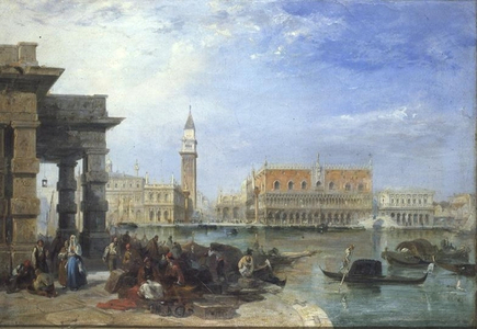 View from the Dogana, Venice, looking towards the Piazzetta and the Doge's Palace