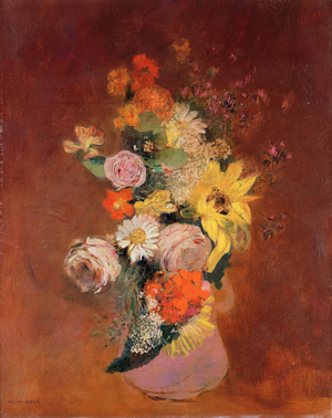 Mixed Flowers in a Jug