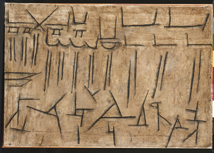 Templefest, 1937 (oil & encaustic on canvas)