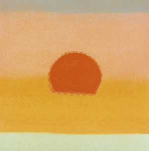 Sunset, 1972 (colour screenprint)