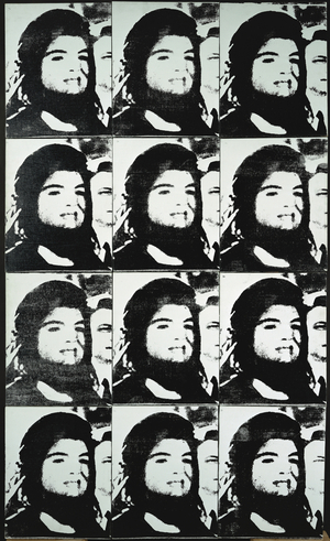 12 Jackies, 1965 (silkscreen ink & synthetic polymer on canvas)
