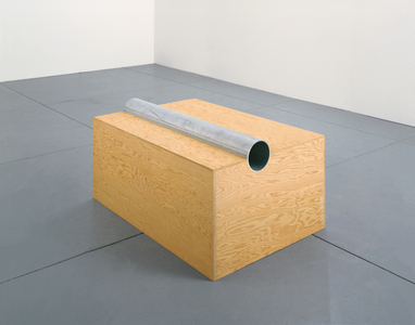 Untitled (91-9 Ballantine), 1991 (douglas fir pinewood & aluminium tube)