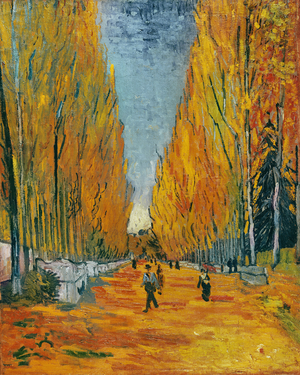 Les Alyscamps, Arles, 1888 (oil on canvas)