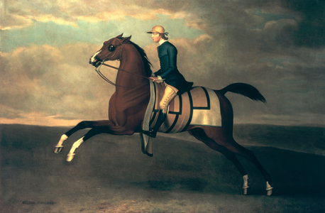 "Flying Childers" (oil on canvas)