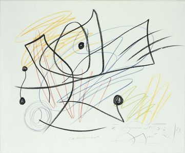 Composition (wax crayon on paper)