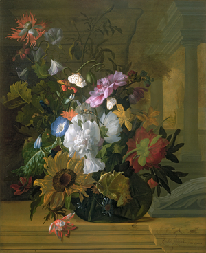 Flower Still Life, 17th/18th century (oil on canvas)