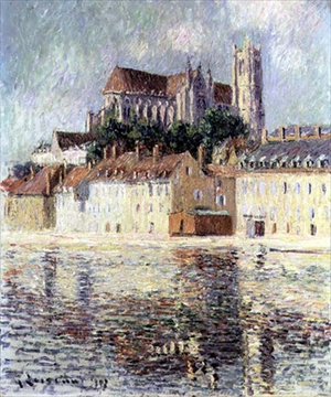 Auxerre Cathedral, 1907 (oil on canvas)