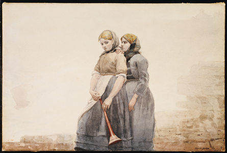 The Fog Horn, 1883 (w/c on paper)