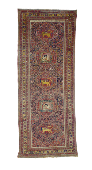 Senneh gallery carpet, West Persia, 1837 (textile)