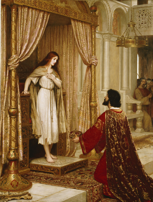 A King and a Beggar Maid, 1898 (oil on canvas)