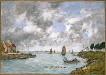 The Mouth of the River Somme, St. Valery-sur-Somme, 1891 (oil on canvas)