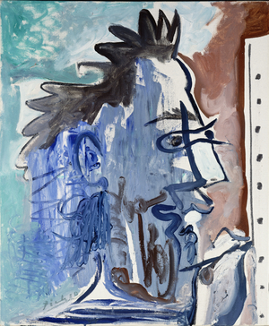 The Artist I, 1963 (oil on canvas)