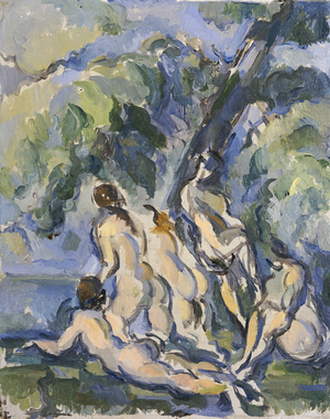 Study for Les Grandes Baigneuses, c.1902-06 (oil on canvas)