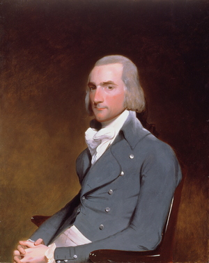 Portrait of John Jacob Astor (1763-1848) (oil on canvas)