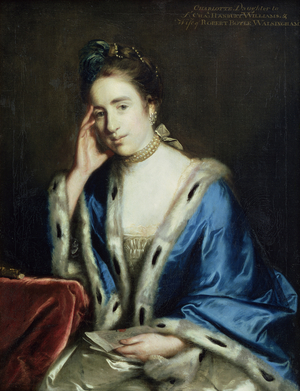 Portrait of Charlotte Walsingham, 1760 (oil on canvas)