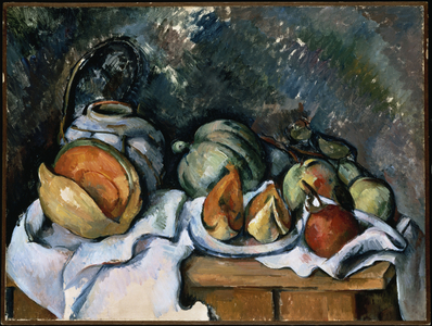 Still Life with Fruit and a Ginger Pot, c.1895 (oil on canvas)