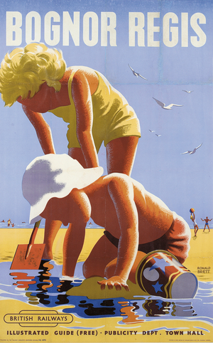 Bognor Regis, poster advertising British Railways, c.1950 (colour litho)