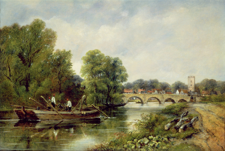 The Bridge at Henley-on-Thames (oil on canvas)
