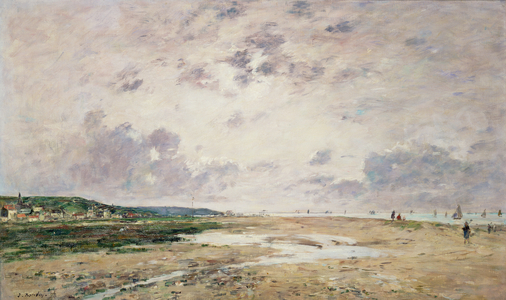 The Beach at Low Tide, Deauville