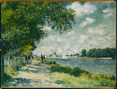 The Seine at Argenteuil, 1875 (oil on canvas)