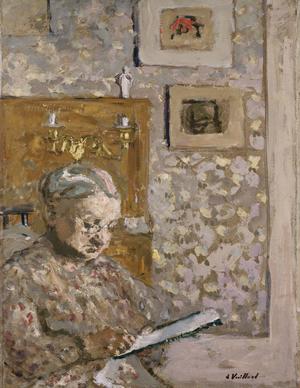 Mme Vuillard with a Tapestry, c.1910 (oil on board)