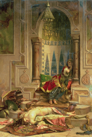 'Ah! Jealous Amongst the Jealous!' (oil on canvas)