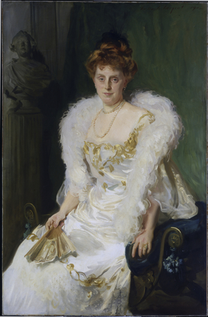 Portrait of Mrs. Charles Beatty Alexander (nee Harriet Crocker), 1902 (oil on canvas)
