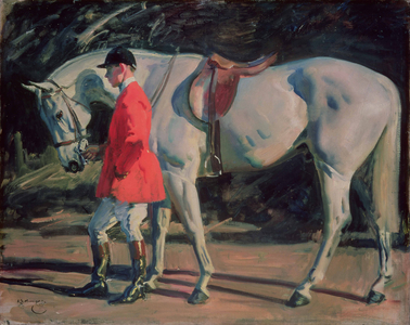 Study of the Artist's Favourite Grey Hunter "Isaac"