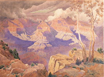 Grand Canyon, 1927 (w/c on paper)