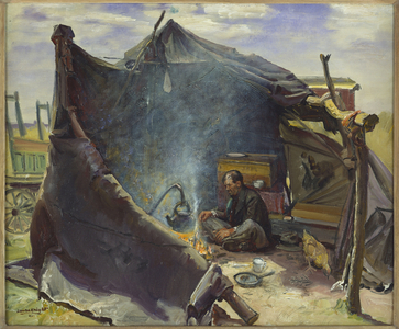 One Man's Home, 1944 (oil on canvas)