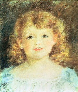 Portrait of a little girl, 1898 (oil on canvas)