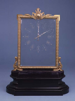 Striking clock, French, 19th century